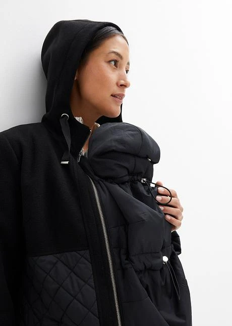 Manteau De Grossesse/portage Avec Mix De Matière 5 Manteau De Grossesse/portage Avec Mix De Matière - Afbeelding 5