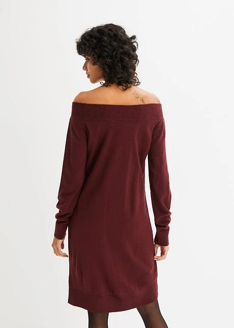 Robe En Maille Carmen Avec Strass 3 Robe En Maille Carmen Avec Strass - Afbeelding 3