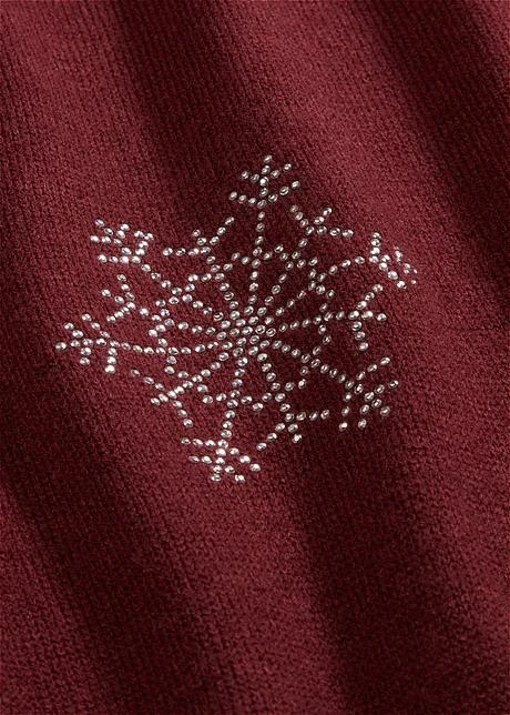 Robe En Maille Carmen Avec Strass 7 Robe En Maille Carmen Avec Strass - Afbeelding 7