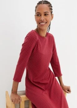 Robe Punto Di Roma Avec Motif Jacquard, Longueur Genou 12 Robe Punto Di Roma Avec Motif Jacquard, Longueur Genou -Libre Mode Winkel 23160647 Lw83u3GM