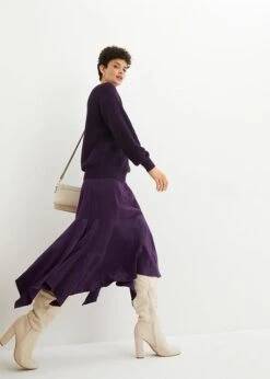 Jupe Asymétrique En Satin -Libre Mode Winkel 23162964 RgScGY2k