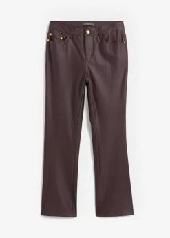 Pantalon Extensible Enduit Bootcut