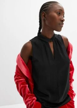 Top En Satin -Libre Mode Winkel 23163697 XVX09rz1