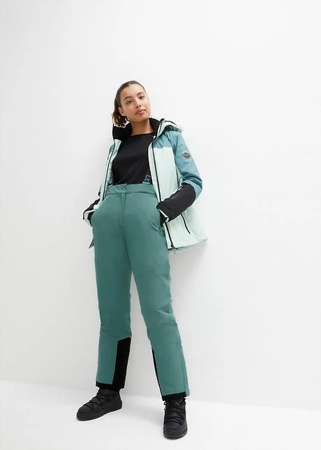 Pantalon De Ski Thermo Avec Bretelles Amovibles, étanche, Straight 4 Pantalon De Ski Thermo Avec Bretelles Amovibles, étanche, Straight - Afbeelding 4