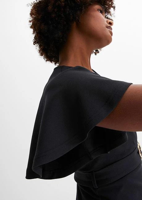 Robe En Jersey Avec Ceinture Et Boucle Dorée 6 Robe En Jersey Avec Ceinture Et Boucle Dorée - Afbeelding 6