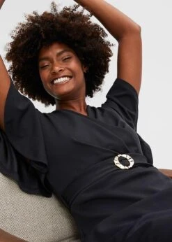 Robe En Jersey Avec Ceinture Et Boucle Dorée 10 Robe En Jersey Avec Ceinture Et Boucle Dorée -Libre Mode Winkel 23167913 b25WzG3i