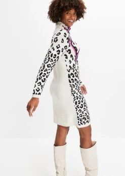 Robe En Maille à Col Montant -Libre Mode Winkel 23169011 3rLNgw9w