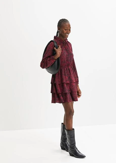 Rainbow Robe En Chiffon à Volants 4 Rainbow Robe En Chiffon à Volants - Afbeelding 4