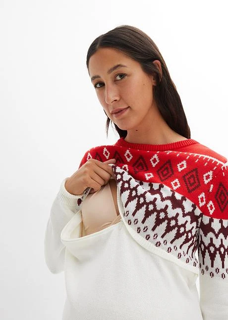 Pull De Grossesse Et D'allaitement En Maille 6 Pull De Grossesse Et D'allaitement En Maille - Afbeelding 6