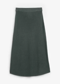 Jupe En Maille, Légèrement évasée