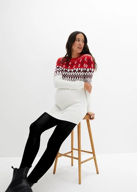 Pull De Grossesse Et D'allaitement En Maille 4 Pull De Grossesse Et D'allaitement En Maille - Afbeelding 4