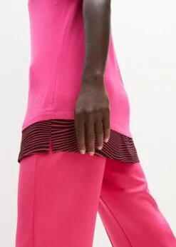 T-shirt De Sport Long Style 2-en-1 -Libre Mode Winkel 23191498 yh7VP53f