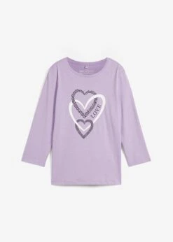 T-shirt Manches Longues à Imprimé