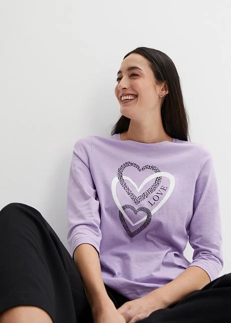 T-shirt Manches Longues à Imprimé 2 T-shirt Manches Longues à Imprimé - Afbeelding 2