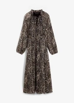 Robe Longue En Mousseline à Découpes