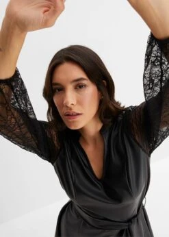 Robe Avec Empiècement Dentelle -Libre Mode Winkel 23193258 TphF8ONb