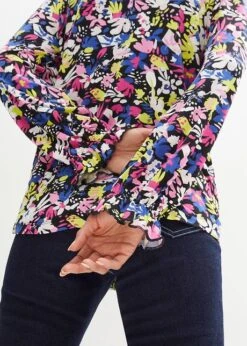 T-shirt Long Avec Volant Aux Manches -Libre Mode Winkel 23193392 xIQ6Er7p