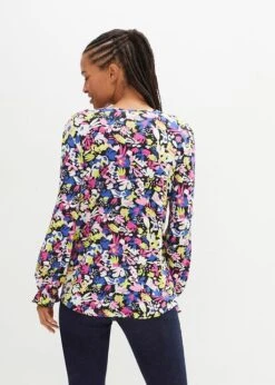 T-shirt Long Avec Volant Aux Manches -Libre Mode Winkel 23193395 MPktUSAr