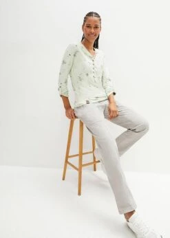 T-shirt Manches Longues à Boutons, Imprimé -Libre Mode Winkel 23193535 CDZebw0Y