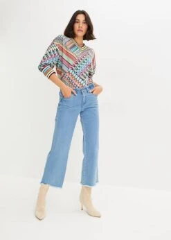 T-shirt Manches Longues à Mélange De Motifs -Libre Mode Winkel 23194945 vvgAyAW1