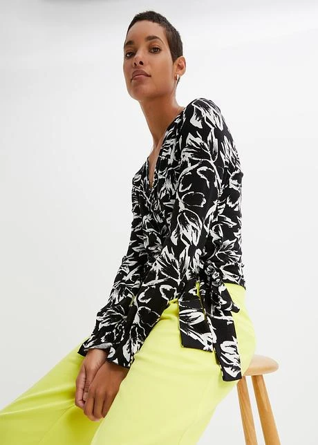 Rainbow Blouse Cache-cœur En Jersey 2 Rainbow Blouse Cache-cœur En Jersey - Afbeelding 2