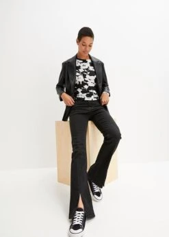 Rainbow T-shirt Manches Longues à Lacets -Libre Mode Winkel 23196487 MC9RfiY6