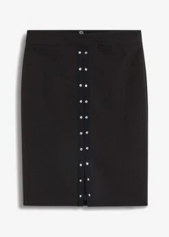 Jupe Crayon à Rivets