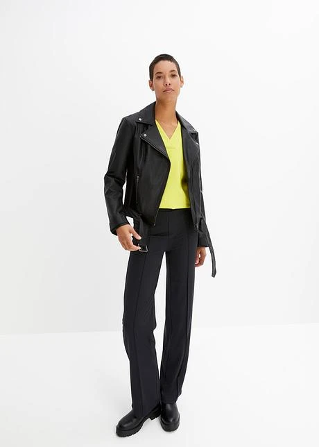 Rainbow Pantalon En Punto Di Roma Avec Passepoil 4 Rainbow Pantalon En Punto Di Roma Avec Passepoil - Afbeelding 4