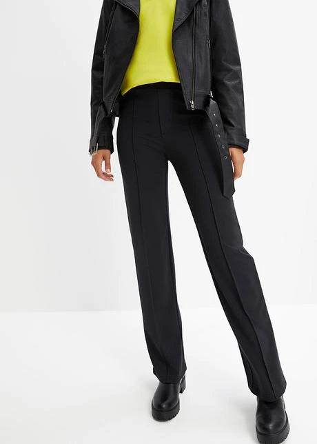 Rainbow Pantalon En Punto Di Roma Avec Passepoil 2 Rainbow Pantalon En Punto Di Roma Avec Passepoil - Afbeelding 2