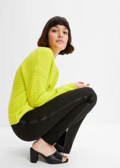 Rainbow Legging évasé Avec Zip -Libre Mode Winkel 23197625 MikIs7U6