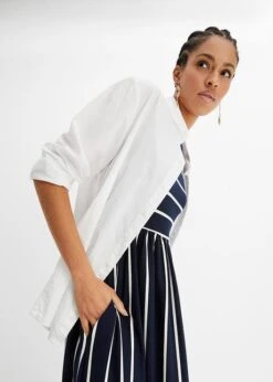 Robe Longue, Rayée 11 Robe Longue, Rayée -Libre Mode Winkel 23202446 RduRw5L3