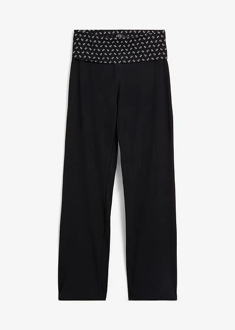 Pantalon Droit Et Fluide à Taille Rabattable 1 Pantalon Droit Et Fluide à Taille Rabattable