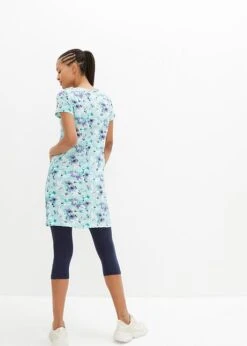 Tunique Longue Effet Froissé Et Legging 3/4 -Libre Mode Winkel 23203402 6F172o56