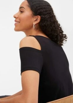 T-shirt à Application De Strass Et Découpes 12 T-shirt à Application De Strass Et Découpes -Libre Mode Winkel 23204238 AWMpzr3Y