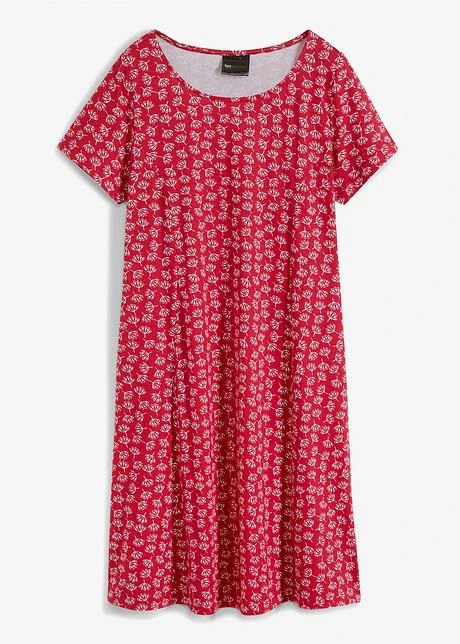 Robe T-shirt à Motif Floral 1 Robe T-shirt à Motif Floral