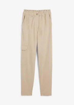 Jean Cargo, High Waist, Paperbag