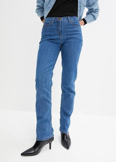 Jean High Waist Straight, Extensible 2 Jean High Waist Straight, Extensible - Afbeelding 2