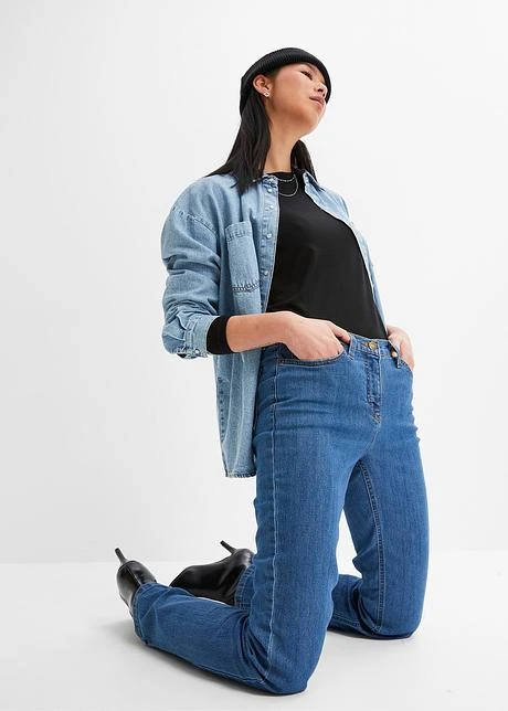 Jean High Waist Straight, Extensible 5 Jean High Waist Straight, Extensible - Afbeelding 5