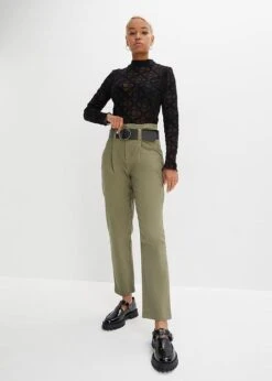 Rainbow Pantalon à Pinces Avec Ceinture 10 Rainbow Pantalon à Pinces Avec Ceinture -Libre Mode Winkel 23212742 JLom5F4U