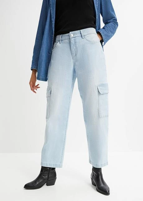 Jean Cargo Taille Moyenne, Stretch 2 Jean Cargo Taille Moyenne, Stretch - Afbeelding 2