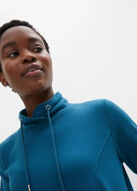 Robe Sweat à Col Montant, Longueur Genou 6 Robe Sweat à Col Montant, Longueur Genou - Afbeelding 6