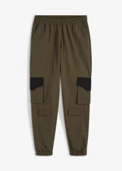 Rainbow Pantalon Cargo à Détails Contrastants