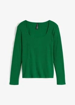 Rainbow T-shirt Manches Longues Côtelé En Coton Bio