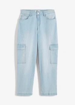 Jean Cargo Taille Moyenne, Stretch