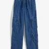 Rainbow Jean Cargo Large