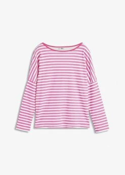 T-shirt Boxy Manches Longues En Coton épais