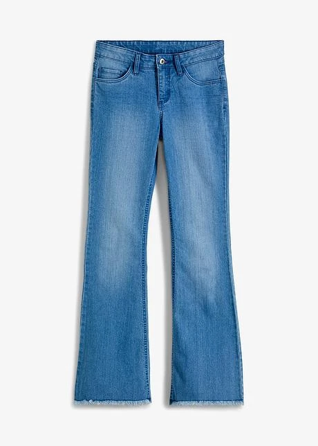 Rainbow Jean Flare Avec Base Effilochée 8 Rainbow Jean Flare Avec Base Effilochée - Afbeelding 8