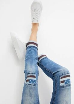 Rainbow Jean Skinny Avec Détail Drapeau -Libre Mode Winkel 23217672 FI991unx