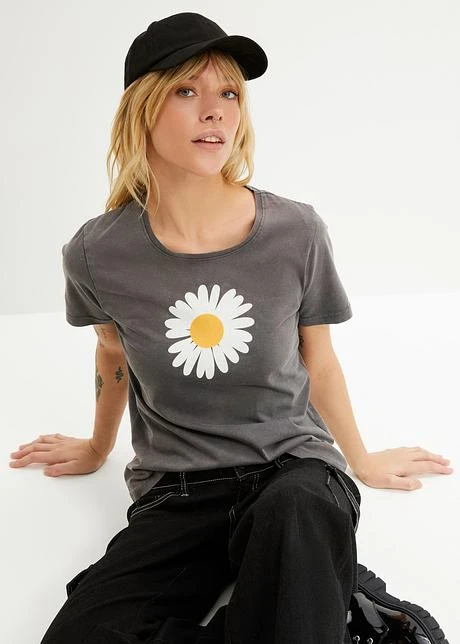 Rainbow T-shirt Imprimé Délavé à L'acide 2 Rainbow T-shirt Imprimé Délavé à L'acide - Afbeelding 2