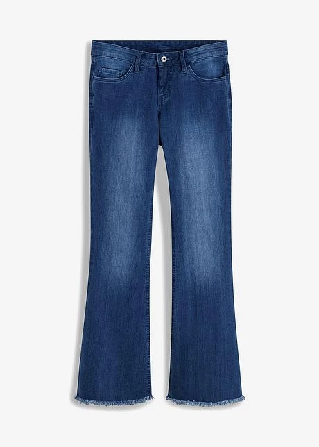 Rainbow Jean Flare Avec Base Effilochée 1 Rainbow Jean Flare Avec Base Effilochée